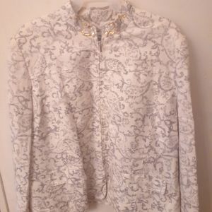 Alfred Dunner Zipper Blouse